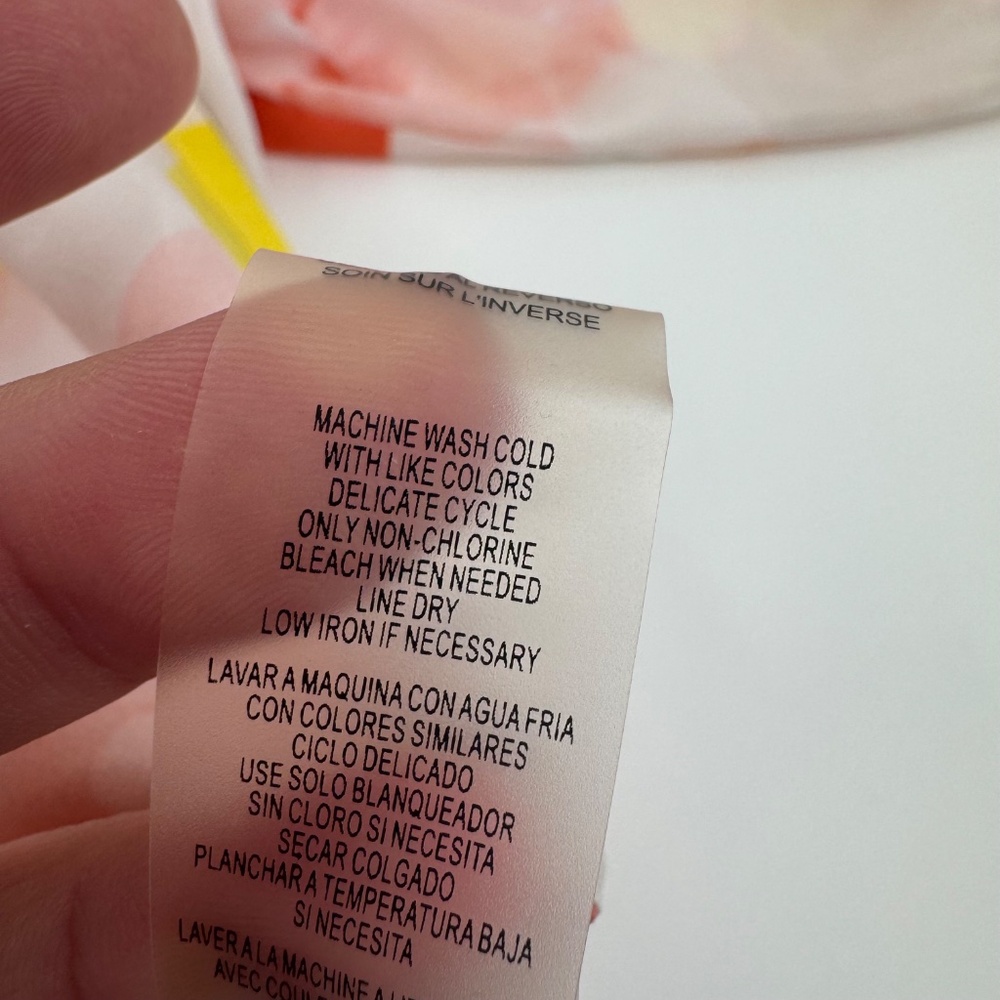 Calvin Klein Top Women 2X Orange Yellow Asymmetrical Zip Long Roll Tab Sleeve - Picture 10 of 13